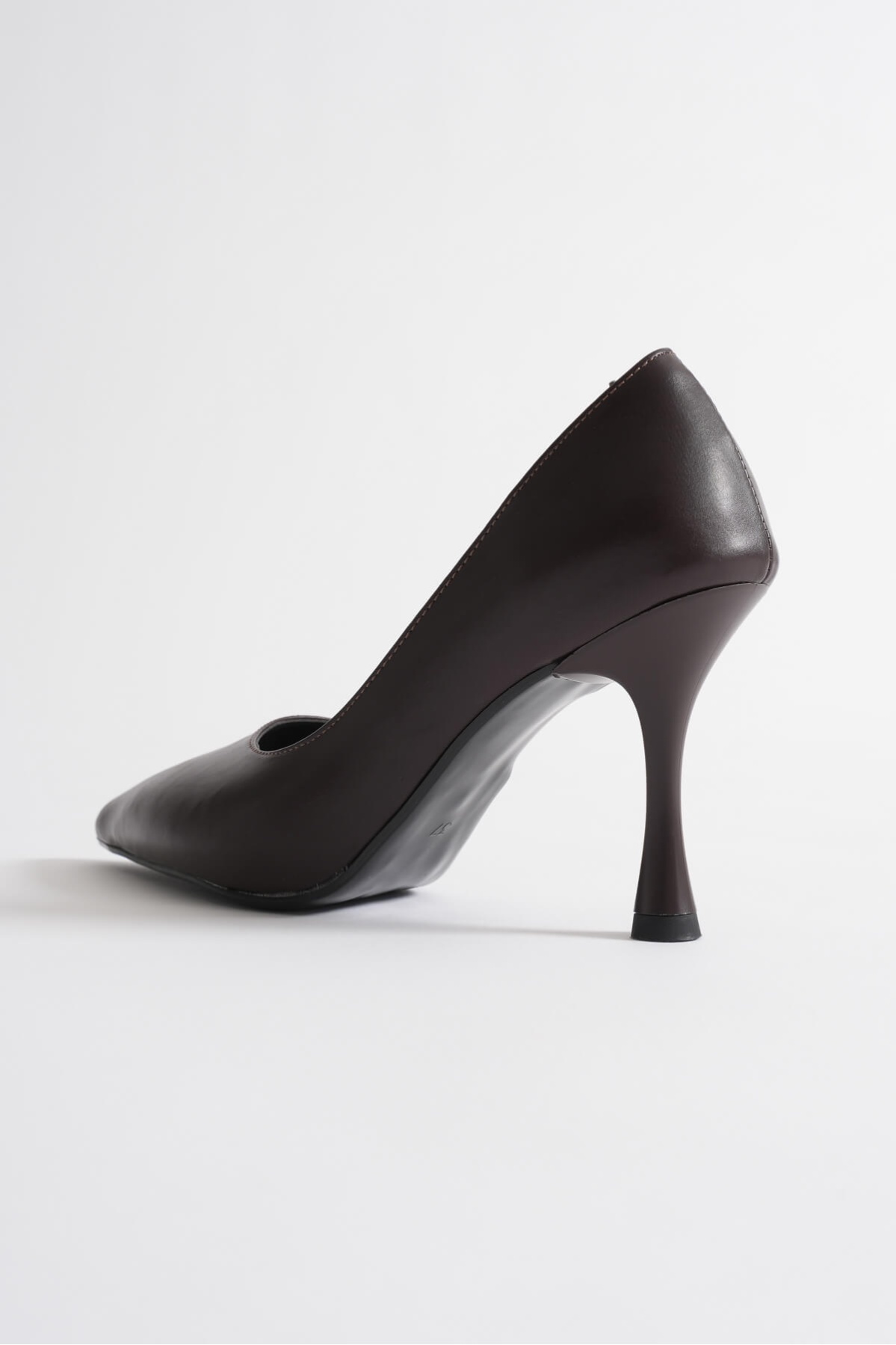 Angela Kadın Acı Kahve Cilt Topuklu Ayakkabı