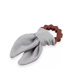 Silikon Diş Kaşıyıcılı Müslin Önlük 736 Gri