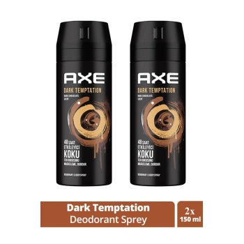 2 Adet Axe Dark Temptatıon Bay Parfüm Kofre 150 ml