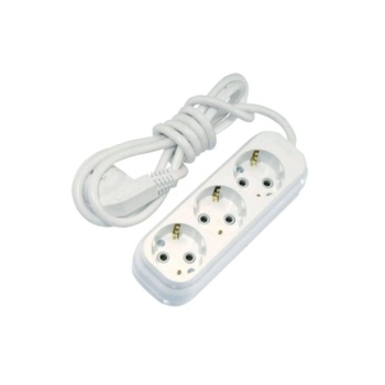 Asel 3lü Topraklı Kablolu Priz 5 Mt Ast 305