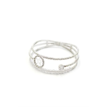 İncili Su Yolu Bileklik - Gümüş