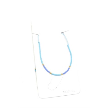 Kum Boncuk Halhal - Mavi