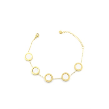 Blg Zincir Bileklik - Altın