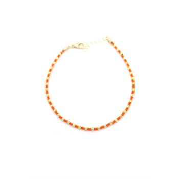 Dorika Boncuk Halhal - Turuncu