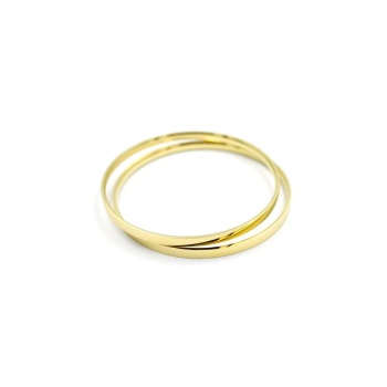 2li Ajda Bilezik - 65 mm - Altın