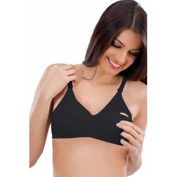 Penye Pamuklu Emzirme Sütyeni Siyah