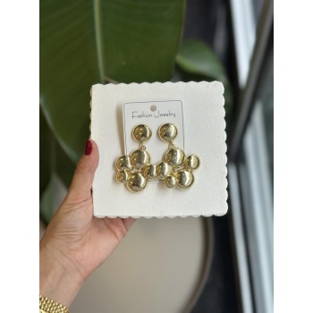 Metal Küpe - Altın