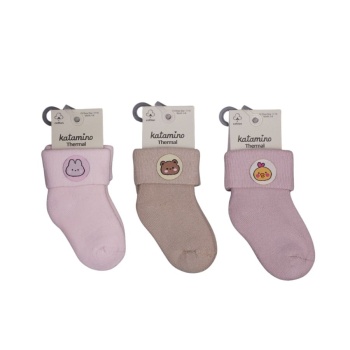 NessiWorld Nesrin ANessiWorldesuarlı Kız Bebek Havlu Soket Çorap K45902 Asorti