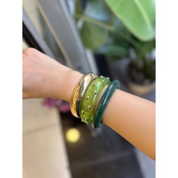 3lü Set Bilezik - Yeşil