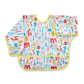 Baskılı BLW Kollu Önlük 784 Harf Desen