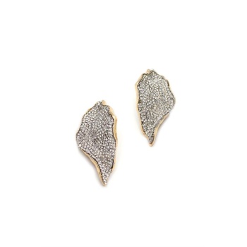 Taşlı Küpe - Beyaz