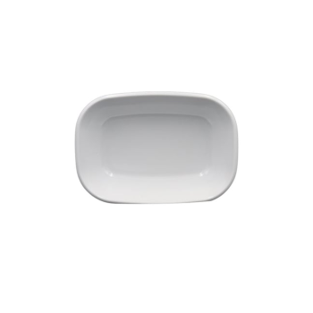 17 Cm Melamin Kare Kayı Tabak Royaleks-054