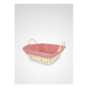 Hasırlı Bezli Ekmek Sepeti Dikdörtgen Renkli Royaleks-8822