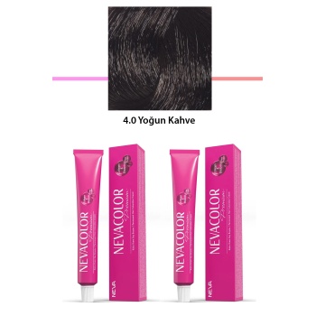 2 li Set Premium 4.0 Yoğun Kahve - Kalıcı Krem Saç Boyası 2 X 50 g Tüp