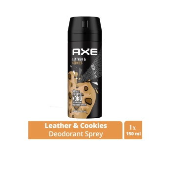 Axe Erkek Sprey Deodorant Leather & Cookies 48 Saat Etkileyeci Koku 150 ml