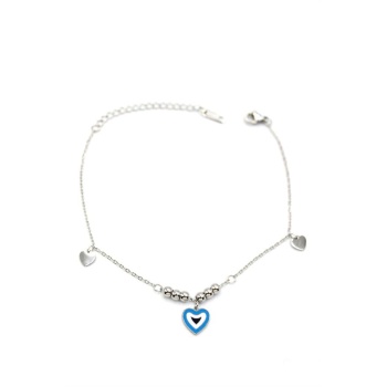 Kalp Halhal - Gümüş