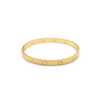 Crt Love Taşsız Bilezik - Altın