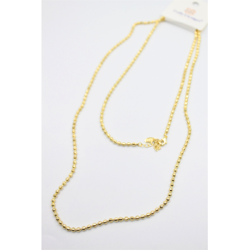 Dorika Zincir Kolye- 90 cm - Altın