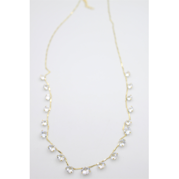 Taş Sallantılı Kolye - Altın