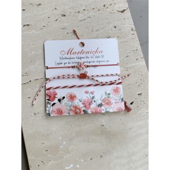 Marteniçka İp Bileklik - Kırmızı