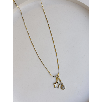 Xuping Yıldız Charm Kolye - Altın