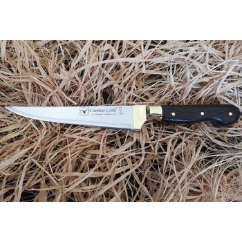 Sürmene Cumhur Çelik 61021 Sivri Kasap Kurban Bıçağı, 17 cm, Venge Sap