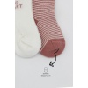 3Lü Penye Soket Çorap BS10110 Pudra
