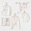 AC25550 Newborn Set Pınk Baloons 5Li Hastane Çıkışı Ekru
