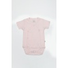 Organik Natural Basic Style Kruvaze Yarım Kol Body BS17101 Pembe