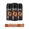 3 Adet Axe Dark Temptatıon Bay Parfüm Kofre 150 ml