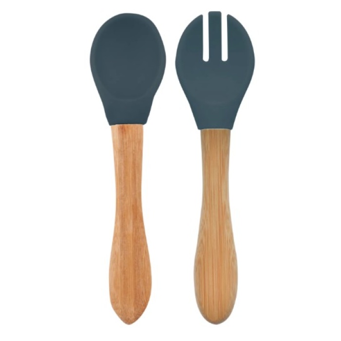 Mama Kaşığı ve Çatal Seti Deep Blue