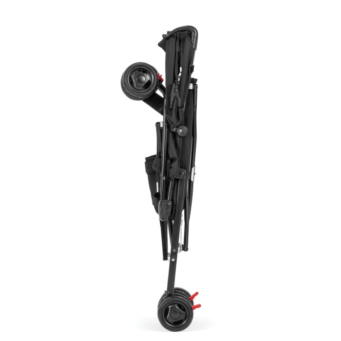 Simple Pratik Baston Bebek Arabası Siyah