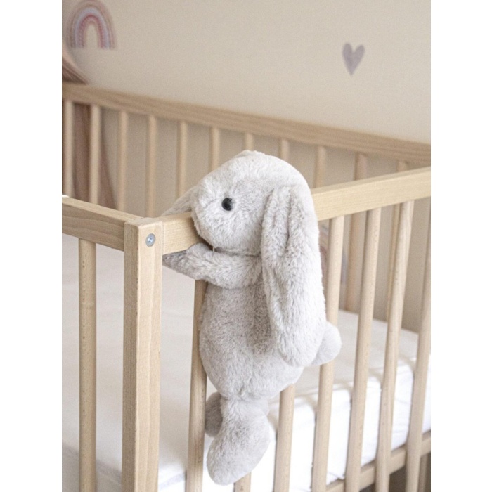  Uyku Arkadaşım Oturabilen Tavşan 30 Cm 730 Gri