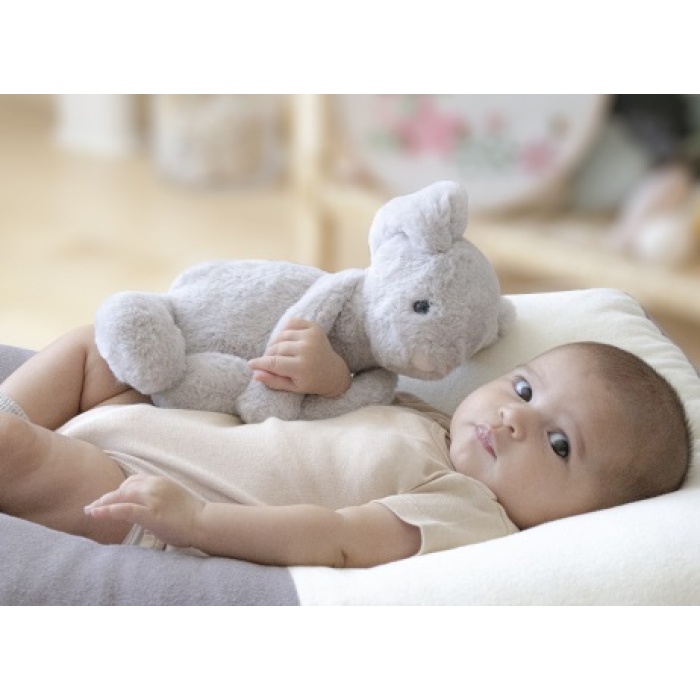  Uyku Arkadaşım Oturabilen Tavşan 30 Cm 730 Gri