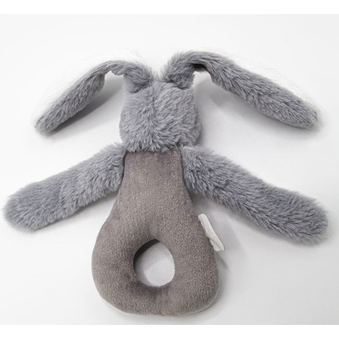  Tutmalı Peluş Mini Tavşan 842 Gri