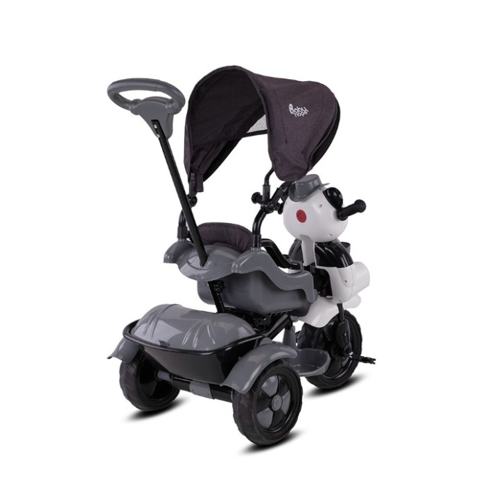 127A Little Panda 3 Tekerli Kontrollü Bisiklet (Pedli) Gri