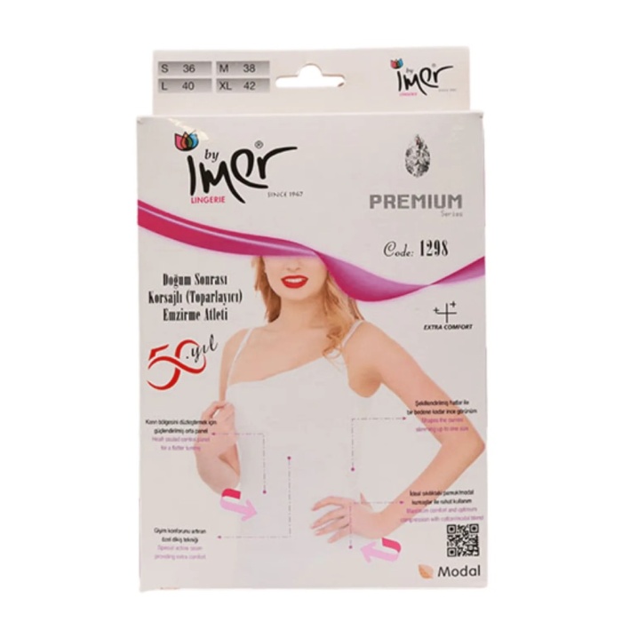 Emzirme Korse Atlet 1298 White