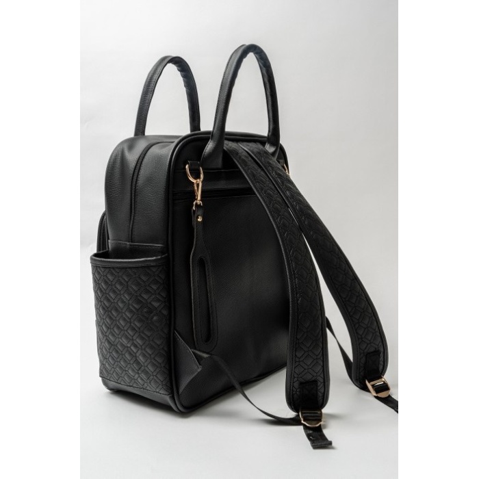 Anne Bebek Bakım Sırt Çantası 7350 Siyah