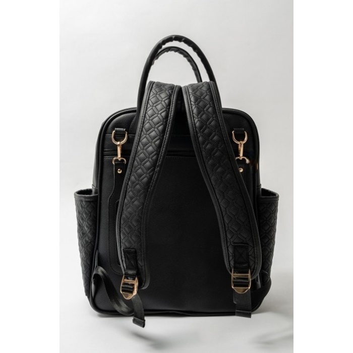 Anne Bebek Bakım Sırt Çantası 7350 Siyah