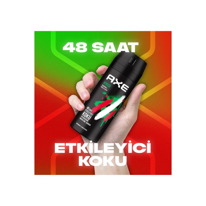 3 Adet Axe Africa Erkek Deodorant Sprey 150 ml