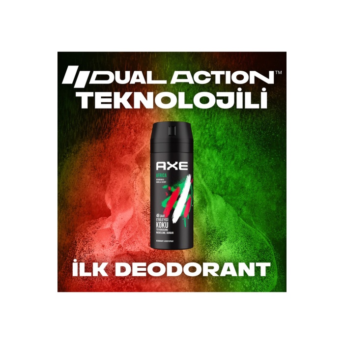 3 Adet Axe Africa Erkek Deodorant Sprey 150 ml