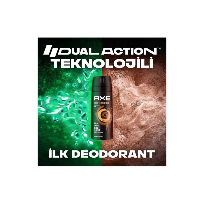 2 Adet Axe Dark Temptatıon Bay Parfüm Kofre 150 ml