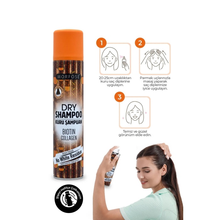 Kuru Şampuan Biotin Collagen 200 ML - Rastalı Saçlar - mrfs