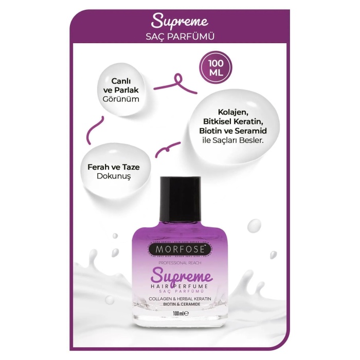 Supreme Saç Parfümü 100 ML - Mat ve Kuru Saçlar İçin - mrfs