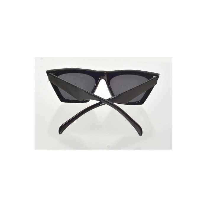 Siyah Çerçeve Cat Eye Kadın Güneş Gözlüğü - Moda Gözlük