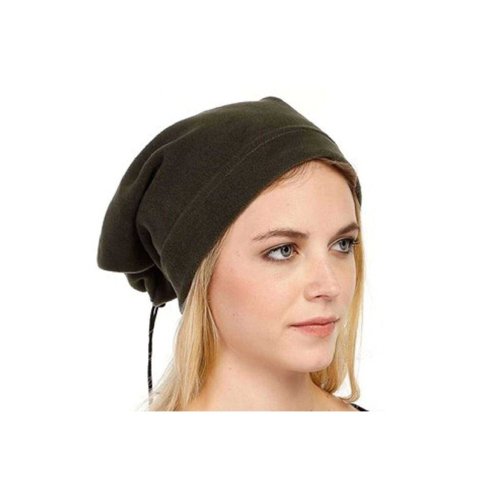 2 Adet Polar İpli Bere ve Boyunluk Lacivert Yeşil