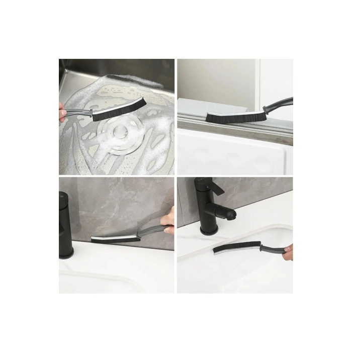 Çok Amaçlı Multi Ince Temizlik Fırçası Derz Arası Banyo Mutfak Lavabo Detay Temizleme Fırçası 2 Adet