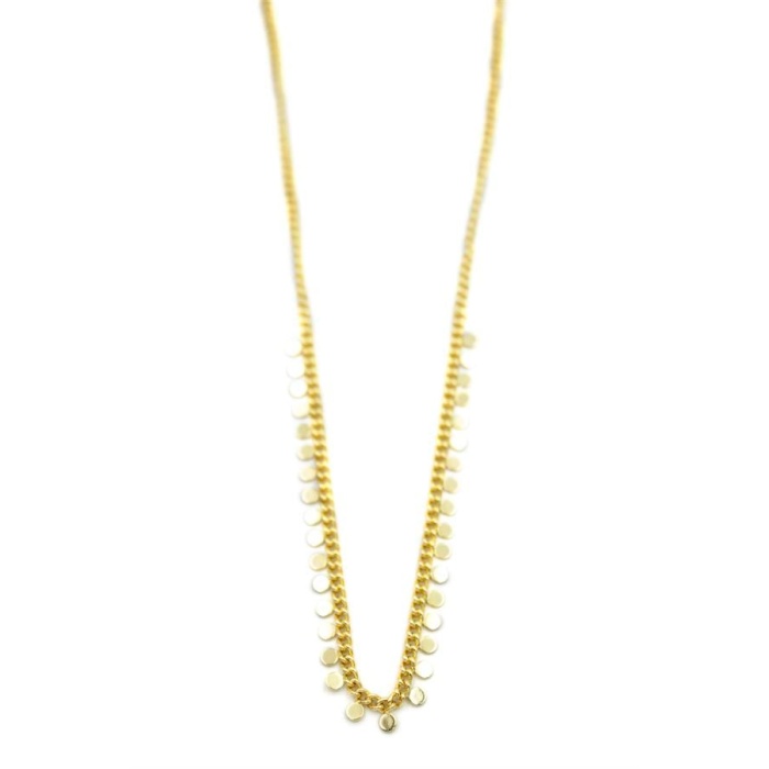 Pul Sallantılı Kolye - Altın