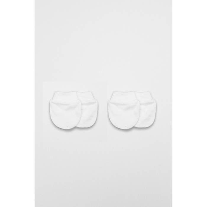 NessiWorld 2Li Penye Eldiven Basıc 90108 Beyaz