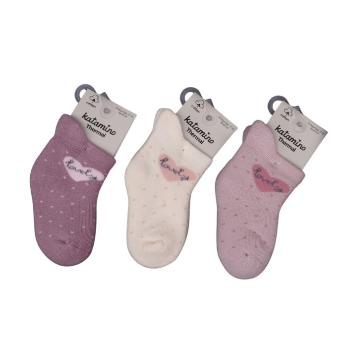 NessiWorld Arçin Havlu Kız Bebek Soket Çorap K45901 Asorti